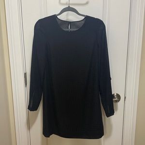 BCBGeneration black long sleeve shift dress